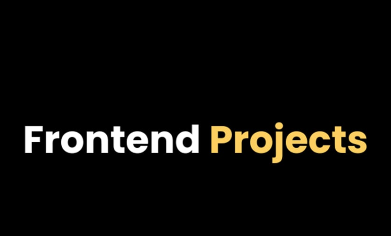 100+ پروژه Frontend برای ارتقاء سطح مهارت های خود 100+ پروژه Frontend برای ارتقاء سطح مهارت های خود