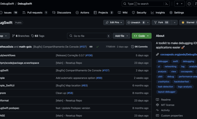 🚀 DebugSwift به 500 ستاره در GitHub رسید! 🎉 🚀 DebugSwift به 500 ستاره در GitHub رسید! 🎉