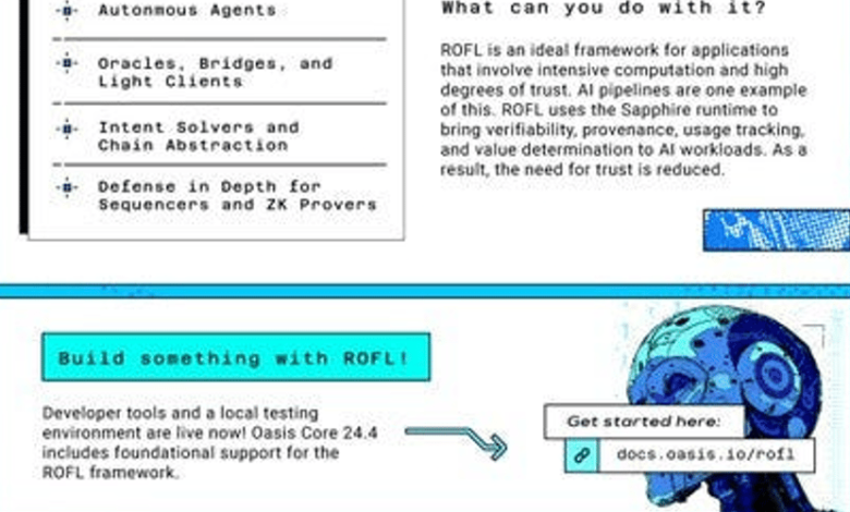 Runtime Off-Chain Logic یک چارچوب ساخته شده توسط بنیاد Oasis