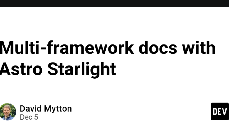 اسناد چند چارچوبی با Astro Starlight اسناد چند چارچوبی با Astro Starlight