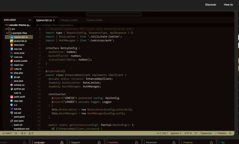 انتقال مولد تم VSCode به oklch انتقال مولد تم VSCode به oklch