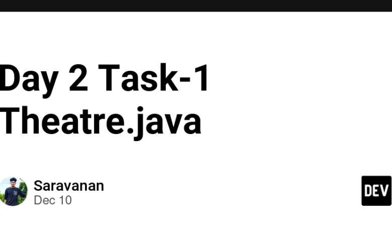 روز 2 Task-1 Theatre.java