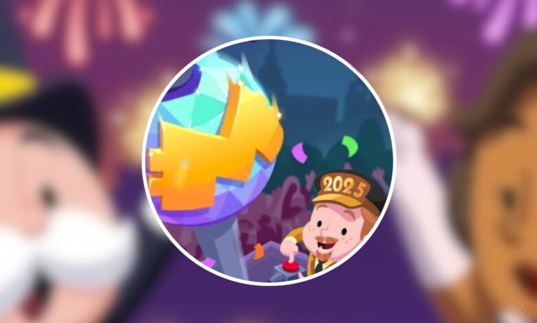 همه جوایز در بازی‌های Ball Drop (30 تا 31 دسامبر) در Monopoly Go