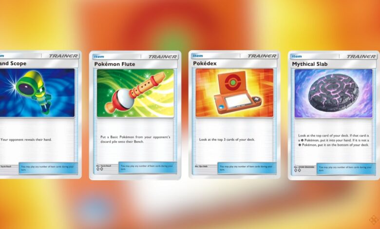 همه کارت های آیتم در Pokemon TCG Pocket، رتبه بندی شده اند همه کارت های آیتم در Pokemon TCG Pocket، رتبه بندی شده اند