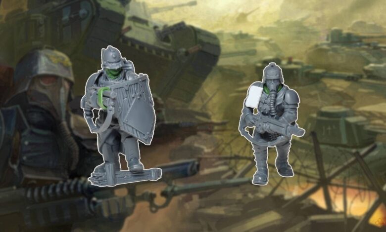 Corps New Death Of Krieg Warhammer 40K برای جنگ صلیبی سنگر عالی است Corps New Death Of Krieg Warhammer 40K برای جنگ صلیبی سنگر عالی است