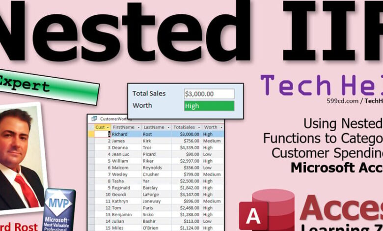 توابع IIF تو در تو در Microsoft Access توابع IIF تو در تو در Microsoft Access