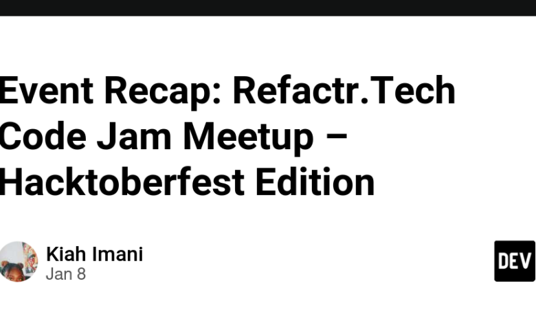 خلاصه رویداد: Refactr.Tech Code Jam Meetup – Hacktoberfest Edition خلاصه رویداد: Refactr.Tech Code Jam Meetup – Hacktoberfest Edition