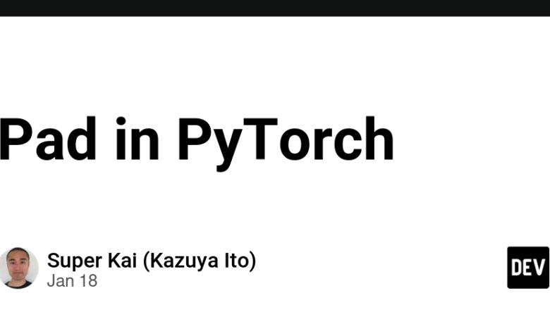 پد در PyTorch پد در PyTorch
