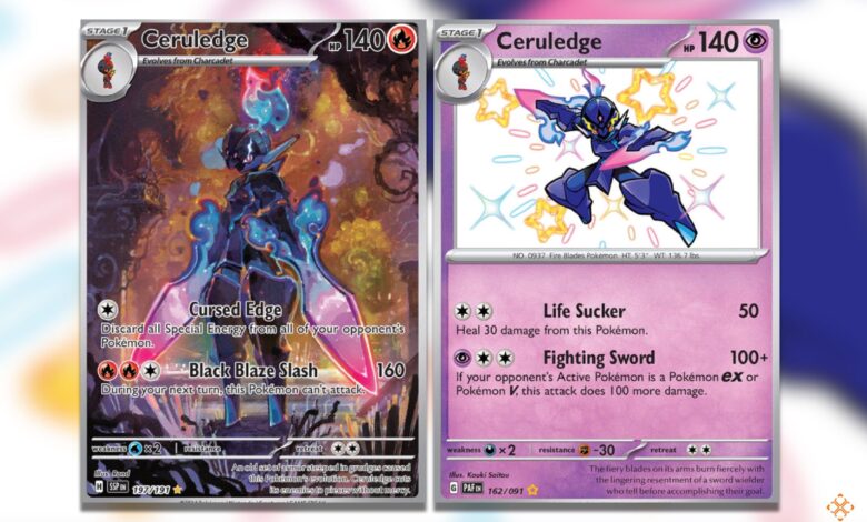 گران ترین کارت های Ceruledge Pokemon TCG