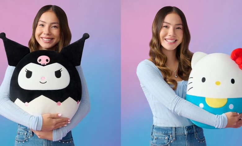 Hello Kitty and Friends طرح های اصلی اکنون Squishmallows هستند Hello Kitty and Friends طرح های اصلی اکنون Squishmallows هستند