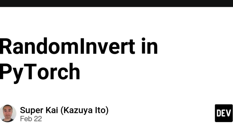 RandomInvert در Pytorch – Community Dev