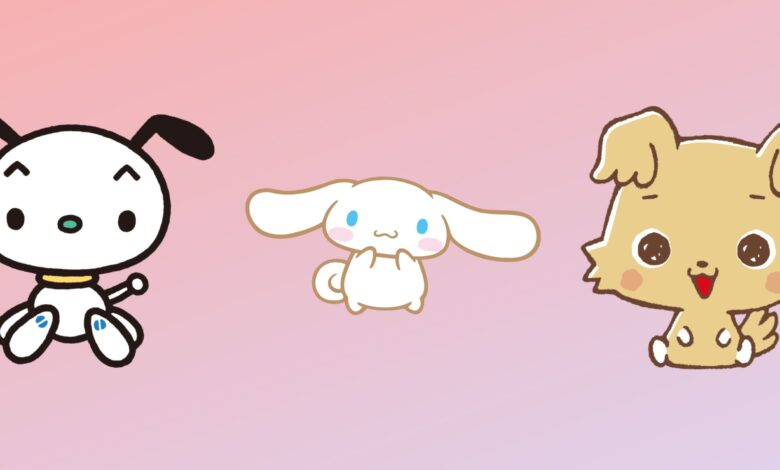 شخصیت های کوتاه سگ در Sanrio/Hello Kitty شخصیت های کوتاه سگ در Sanrio/Hello Kitty