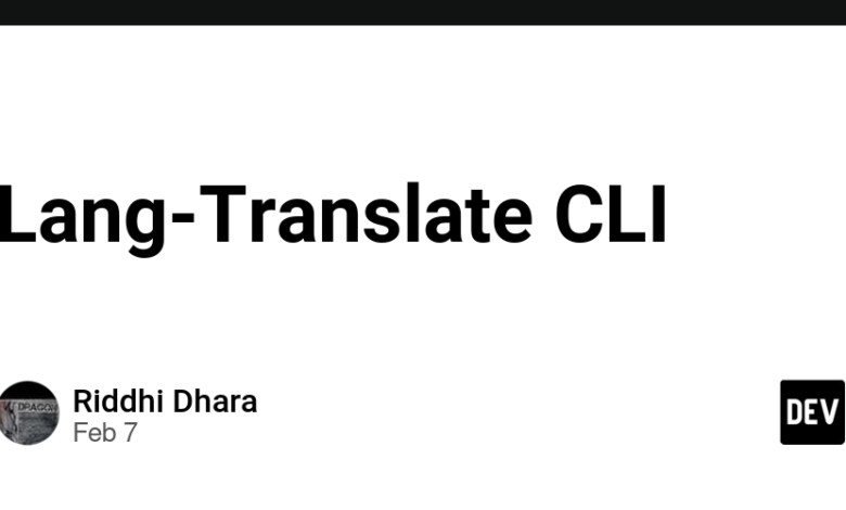فقط CLI را ترجمه کنید