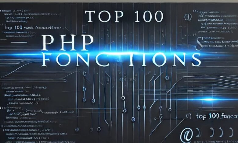 100 عملکرد برتر PHP که هر توسعه دهنده باید بداند 100 عملکرد برتر PHP که هر توسعه دهنده باید بداند