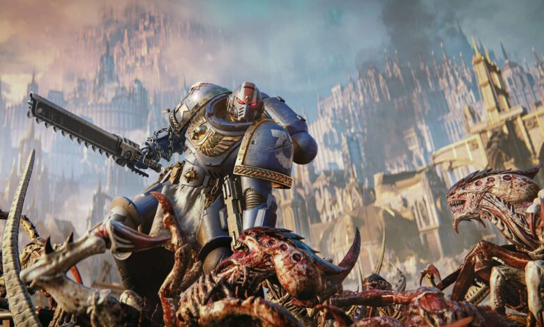 Space Marine 2 توسعه دهنده قول می دهد که به یک بازی خدمات زنده تبدیل نمی شود Space Marine 2 توسعه دهنده قول می دهد که به یک بازی خدمات زنده تبدیل نمی شود