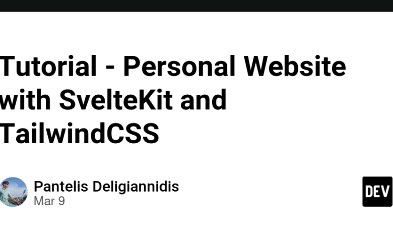 آموزش – وب سایت شخصی با Sveltekit و tailwindcss آموزش – وب سایت شخصی با Sveltekit و tailwindcss