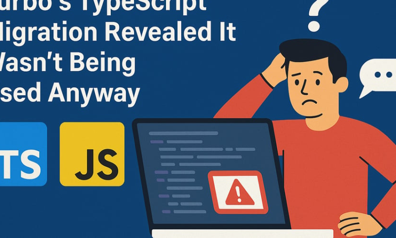 شک و تردید نوع: چگونه یک مهاجرت مجدد TypeScript حقیقت را در مورد توربو نشان داد شک و تردید نوع: چگونه یک مهاجرت مجدد TypeScript حقیقت را در مورد توربو نشان داد