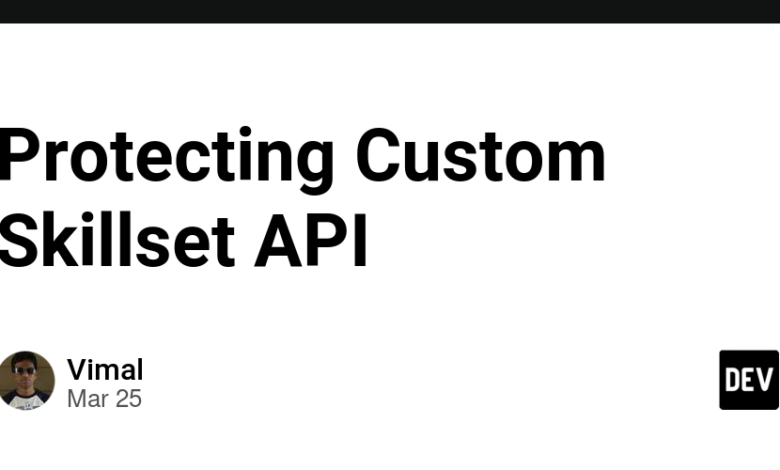 محافظت از API Skillset Custom – Community Dev
