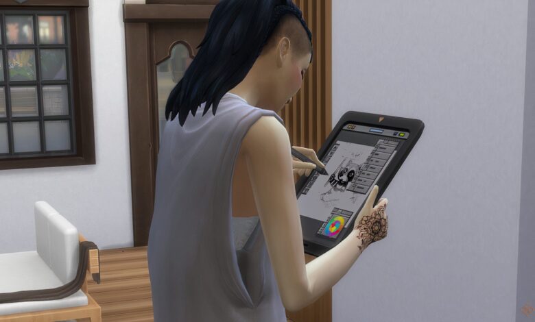 نحوه تغییر ، اضافه کردن و حذف خال کوبی های سیم خود در Sims 4 نحوه تغییر ، اضافه کردن و حذف خال کوبی های سیم خود در Sims 4