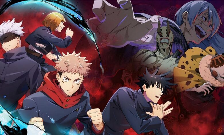 10 سری انیمه دیگر شبیه به Jujutsu Kaisen