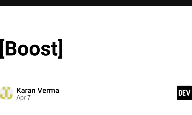 [Boost] - جامعه dev