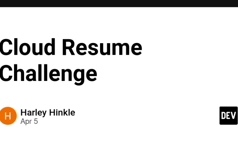 Cloud Resume Challenge – جامعه dev Cloud Resume Challenge – جامعه dev