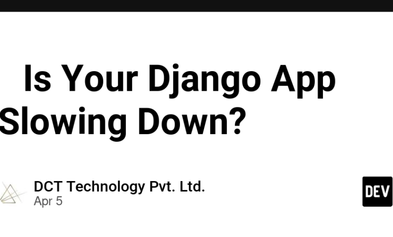 🚀 آیا برنامه Django شما کند می شود؟