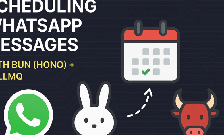 برنامه ریزی پیام های WhatsApp با Bun + bullmq برنامه ریزی پیام های WhatsApp با Bun + bullmq