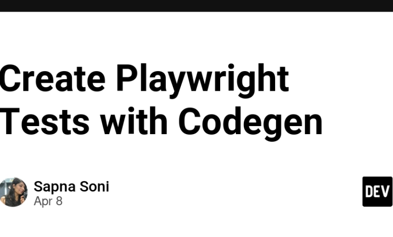 تست های نمایشنامه نویسی را با CodeGen ایجاد کنید تست های نمایشنامه نویسی را با CodeGen ایجاد کنید