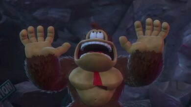 طرح اصلی Donkey Kong حتی از سوئیچ اصلی حذف شده است