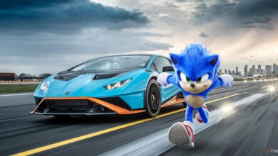 لامبورگینی Supercar Revuelto X Sonic و Knuckles خود را فاش می کند
