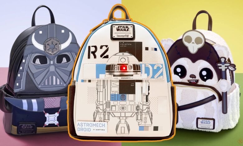 محدوده جنگ ستارگان Loungefly اکنون شامل یک مینی کوله پشتی R2-D2 سبک است محدوده جنگ ستارگان Loungefly اکنون شامل یک مینی کوله پشتی R2-D2 سبک است