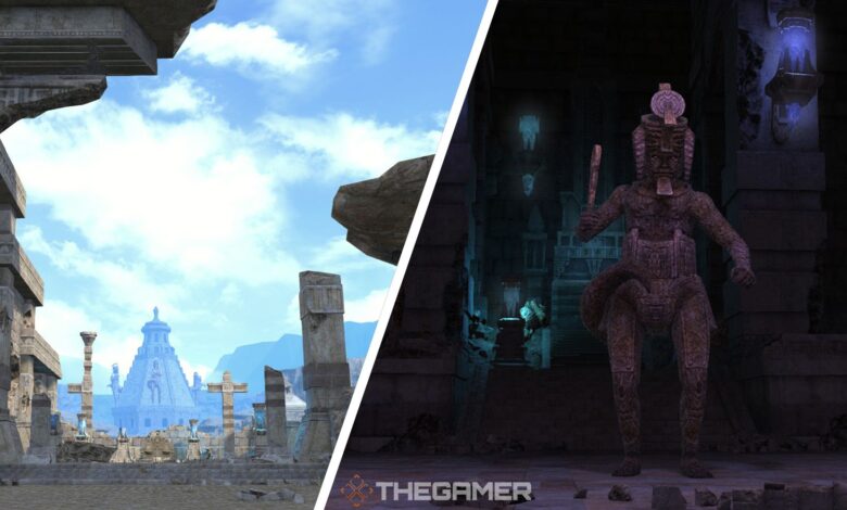 معبد غرق شده راهنمای Qarn Dungeon و Walkthrough برای Final Fantasy 14.