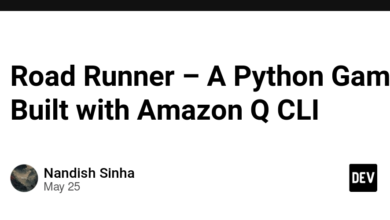 Road Runner – یک بازی پایتون ساخته شده با Amazon Q CLI