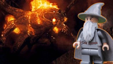 اولین نگاه به LEGO آینده Lord Of The Rings Balrog Book Nook Set