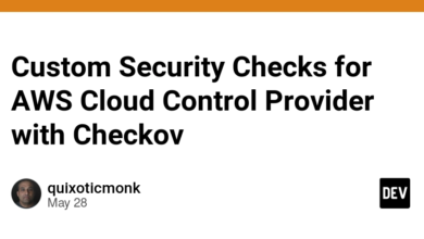 بررسی های امنیتی سفارشی برای ارائه دهنده کنترل ابر AWS با Checkov