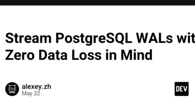 جریان WALS PostgreSQL با از دست دادن داده های صفر در ذهن
