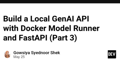 ساخت یک API محلی Genai با Docker Model Runner و Fastapi (قسمت 3)