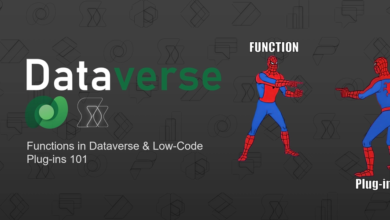 عملکرد در افزونه های DataVerse و کم کد 101