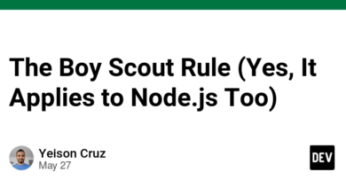 قانون پسر پیشاهنگ (بله ، برای node.js نیز صدق می کند)