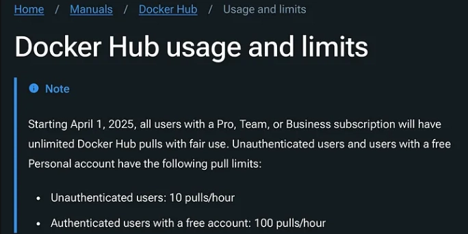 محدودیت های AWS و Docker Hub: استراتژی های هوشمند برای تغییرات مه 2025 محدودیت های AWS و Docker Hub: استراتژی های هوشمند برای تغییرات مه 2025