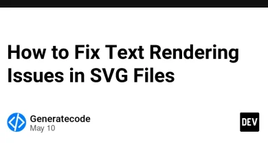 نحوه رفع مشکلات ارائه متن در پرونده های SVG