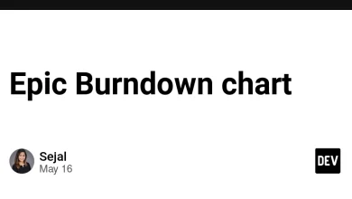 نمودار Burndown Epic – Community Dev