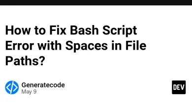 چگونه خطای اسکریپت Bash را با فضاهایی در مسیرهای پرونده برطرف کنیم؟