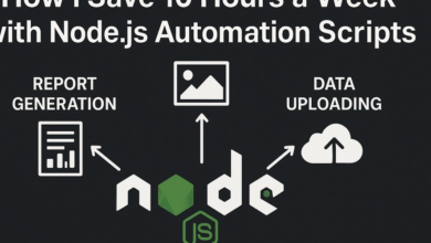 چگونه من 10 ساعت در هفته با اسکریپت های اتوماسیون Node.js ذخیره می کنم