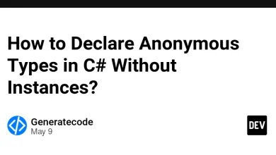 چگونه می توان انواع ناشناس را در C# بدون نمونه اعلام کرد؟