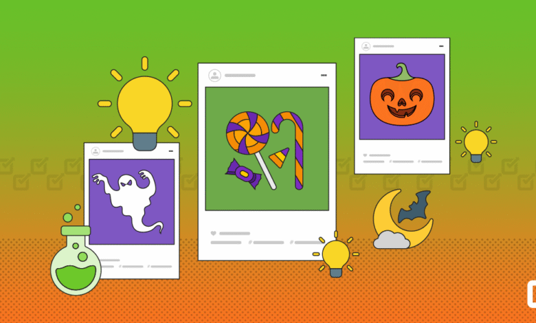 پست های رسانه های اجتماعی سرگرم کننده هالووین در سال 2025 ایجاد کنید پست های رسانه های اجتماعی سرگرم کننده هالووین در سال 2025 ایجاد کنید