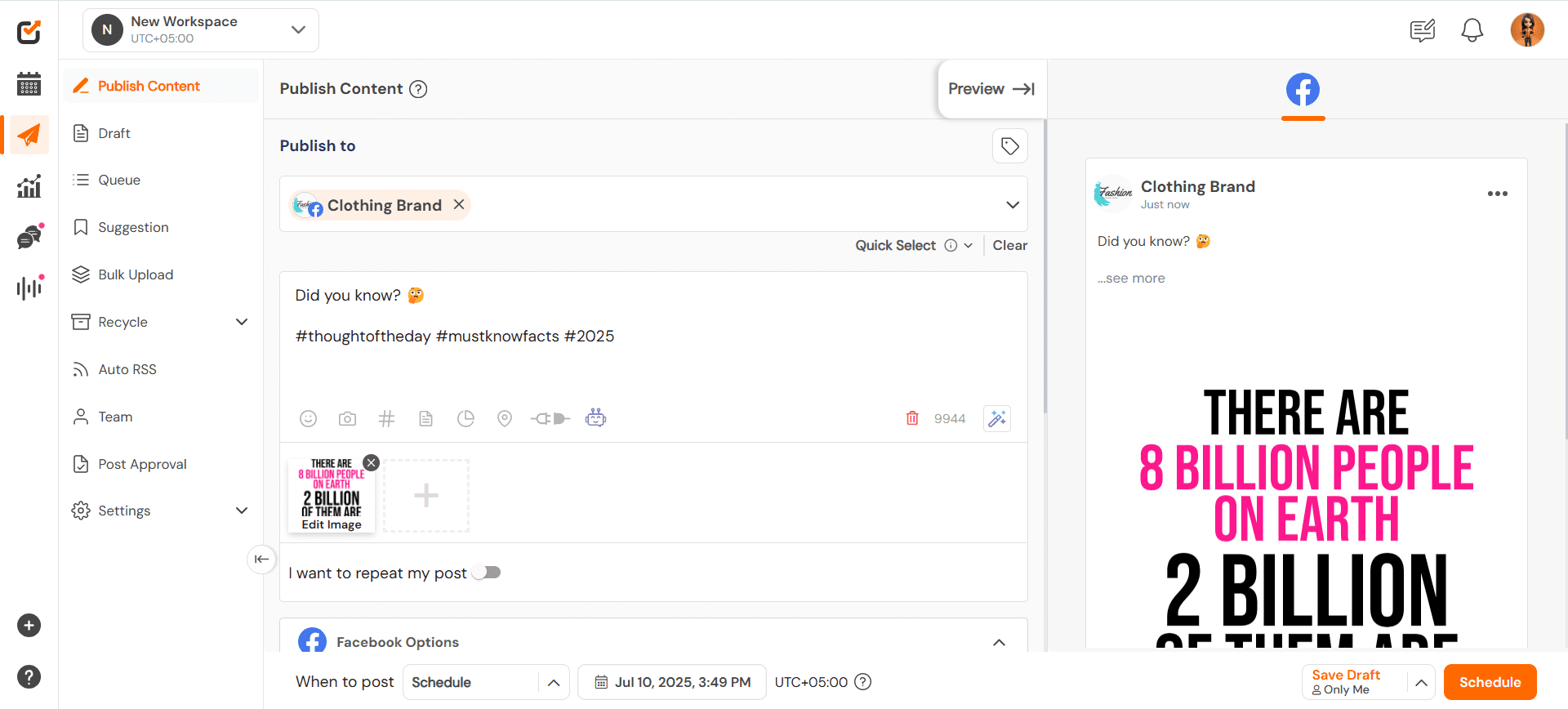 ویژگی پست برنامه زمانی قهرمان اجتماعی