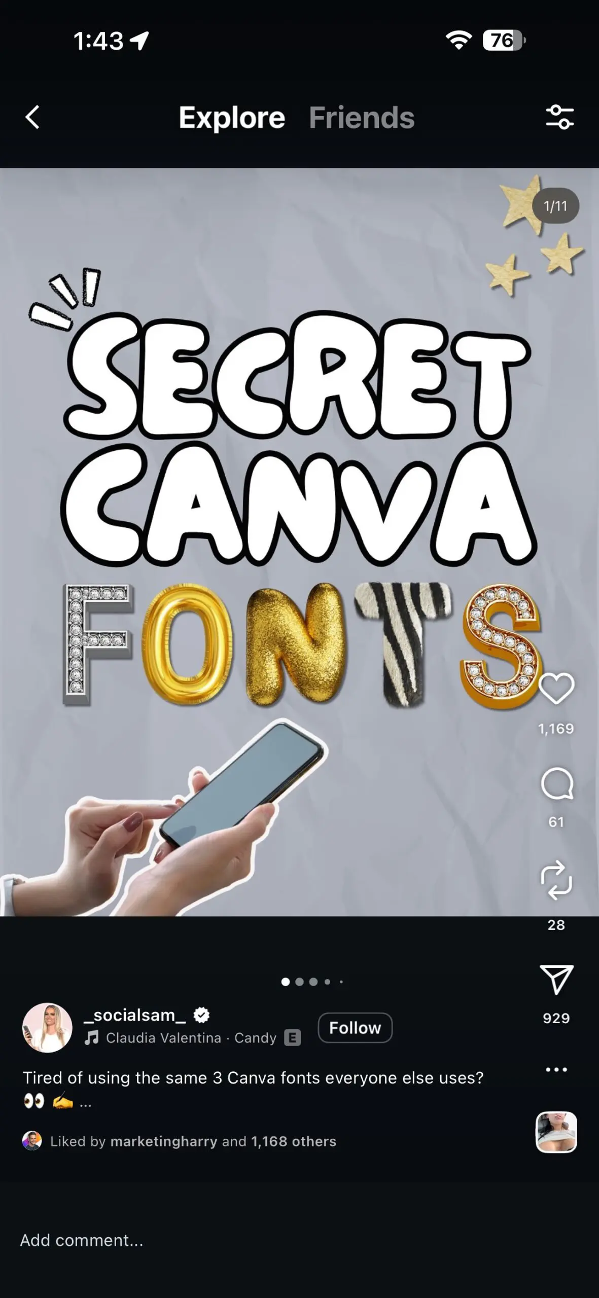 چگونه در 4 مرحله آسان یک پست اینستاگرام را در استوری خود به اشتراک بگذارید (به روز رسانی 2025) 11 به هر پست یا حلقه عمومی بروید