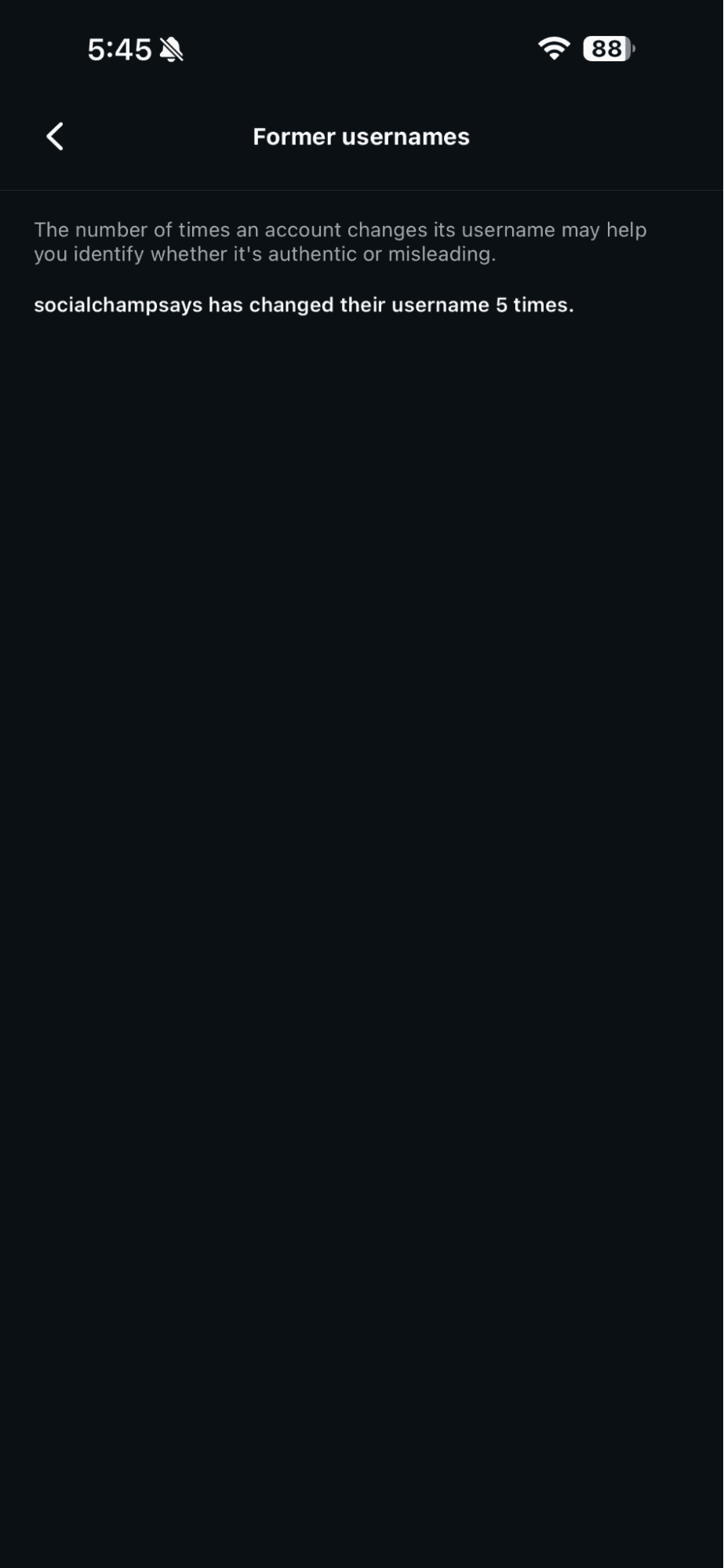 نام کاربری قبلی شماره حساب